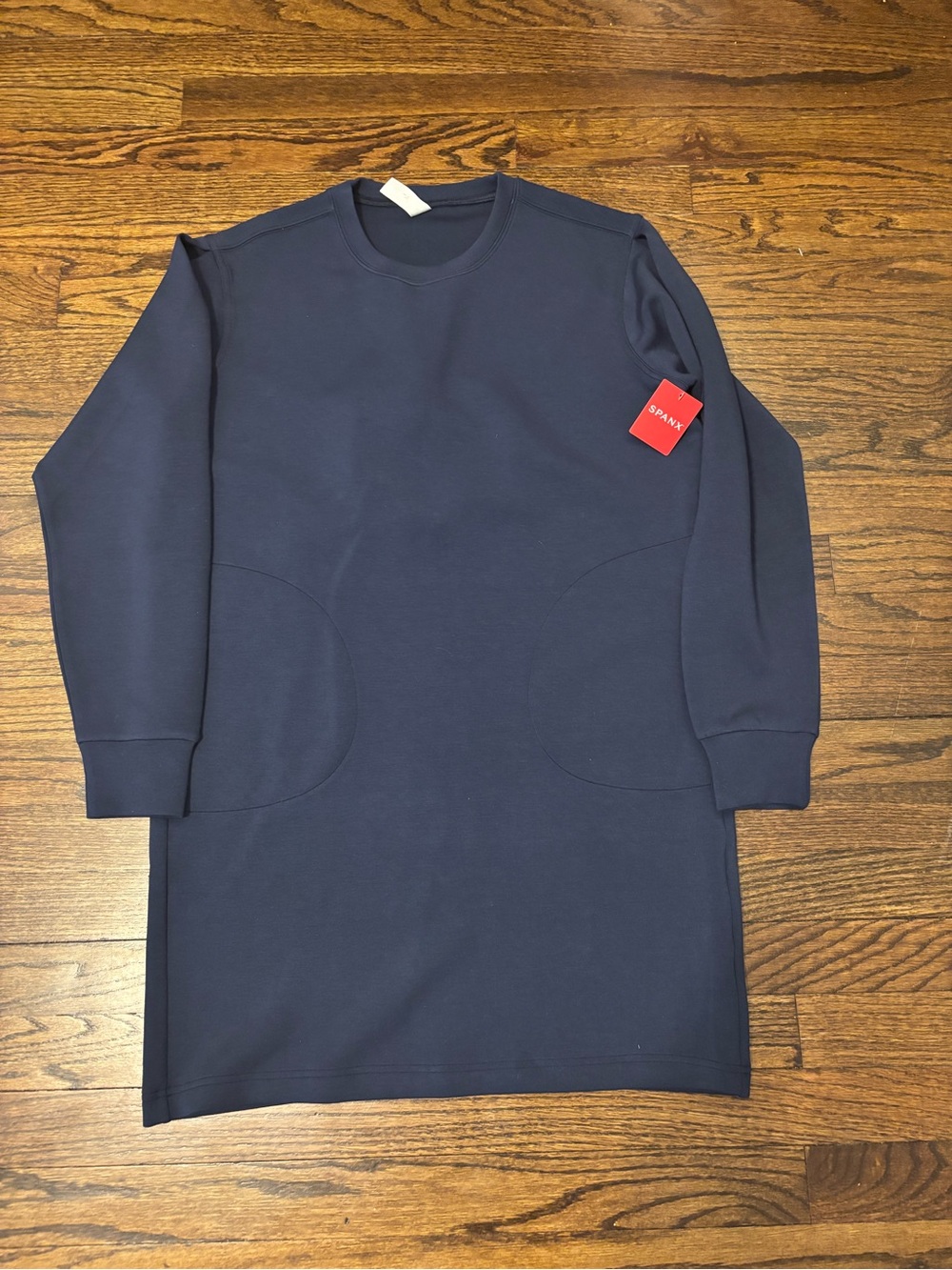 NWT Spanx Timeless Navy Crew Neck Dress